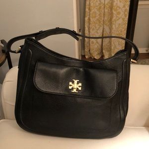 Tory Burch black leather purse